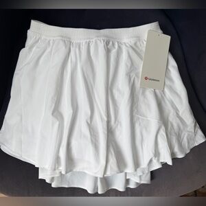 Lululemom White Tennis Skirt